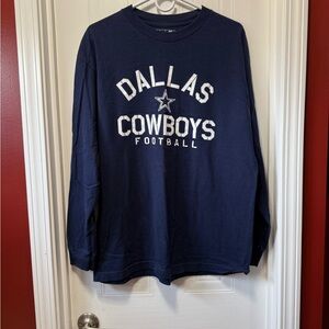 Dallas cowboys NFL blue long sleeve shirt